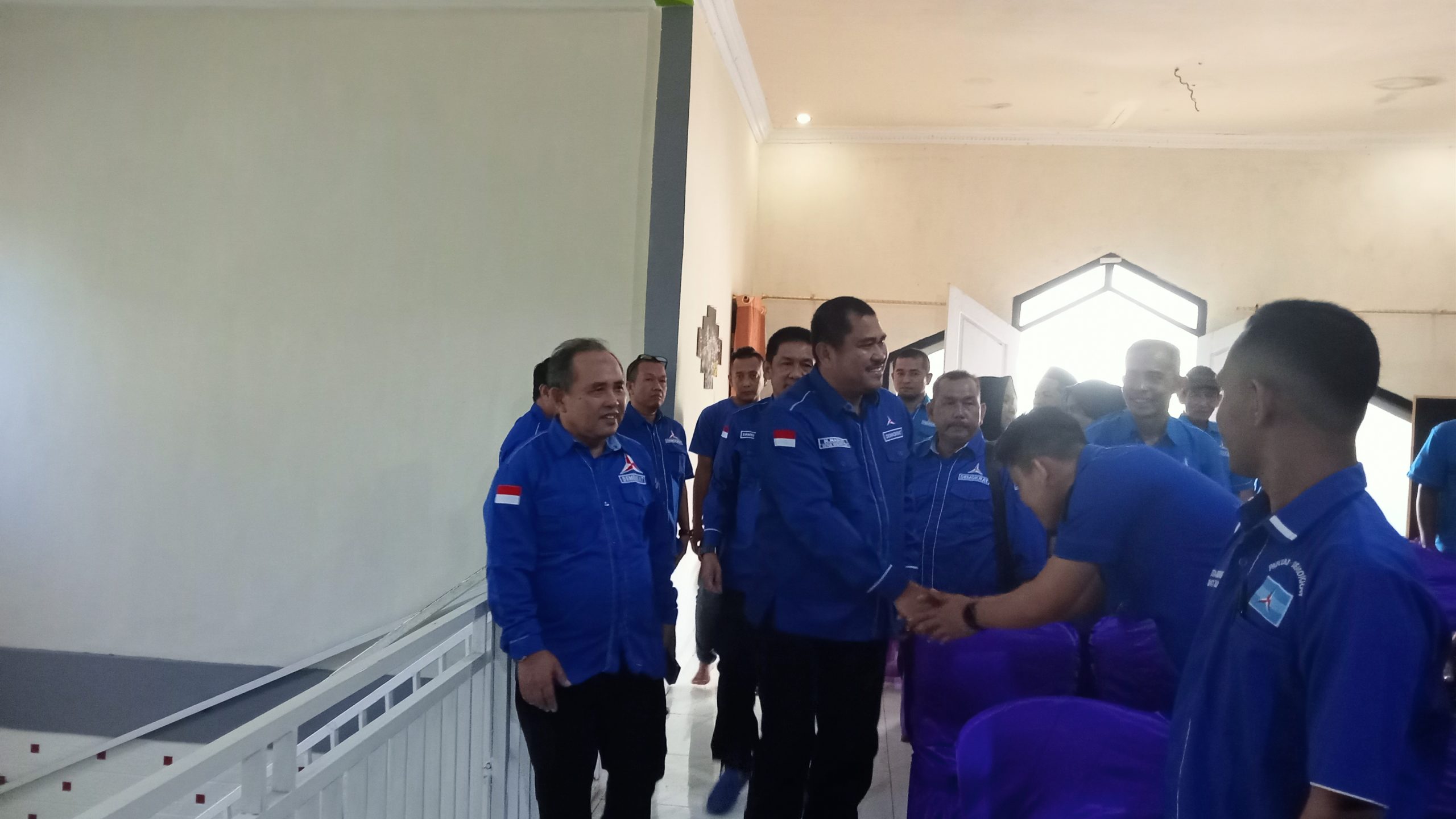 Ketua DPD Partai Demokrat Provinsi Jambi saat Menyambangi Pengurus di DPC Tanjabtim 