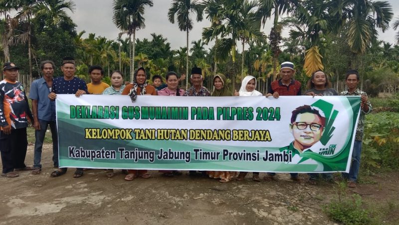 Kelompok Tani Hutan Dendang Deklarasi dukung Cak Imin Presiden