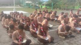 Kegiatan Literasi Baca Al-Qur'an siswa SMP Negeri 9 Batanghari (Foto/Istimewa)