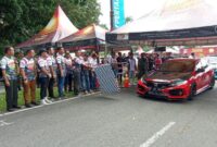 Kejuaraan Dandim Cup Sumatra Drag Wars 2024 Tingkat nasional resmi dibuka Dandim Jambi (Foto/Ist)