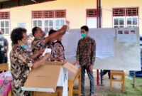 Pemungutan Suara pada Pemilu tahun 2020 di Desa Kembang Seri (Foto/Ilustrasi)